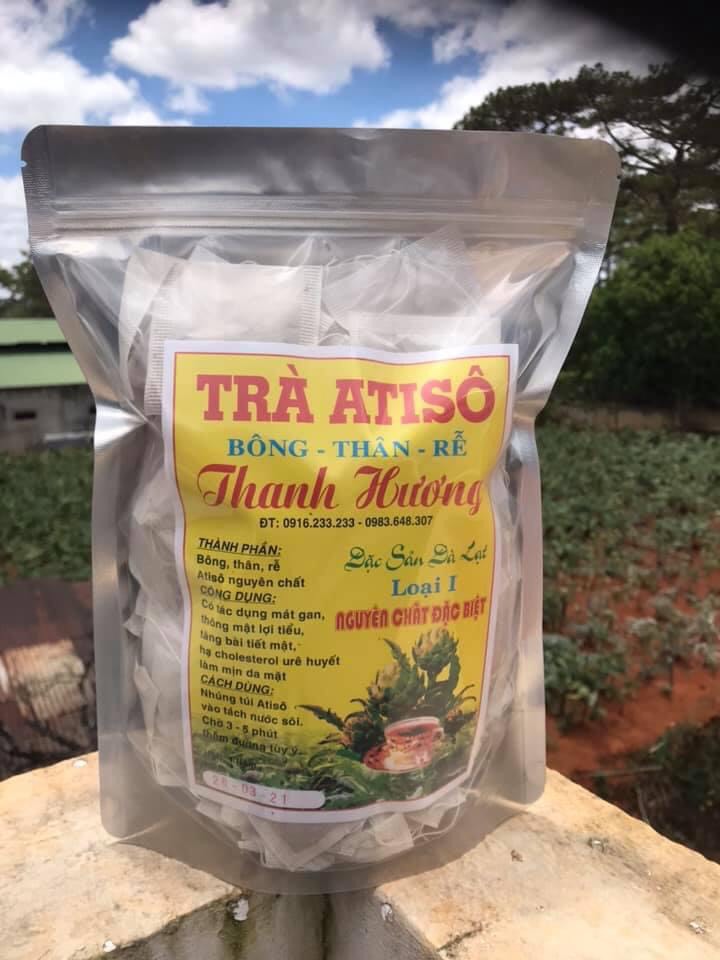 Túi 500 gram trà atiso túi lọc thanh hương nguyên chất