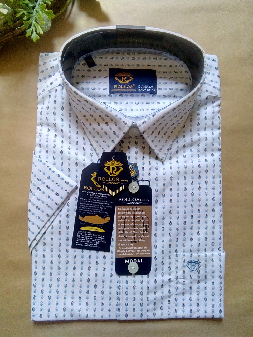 [HCM]ÁO SƠ MI NAM NGẮN TAY CHẤT LIỆU MODAL SỢI CÂY SỒI LAI NGANG DÁNG CASUAL ( SUÔN TRUYỀN THỐNG) THƯƠNG HIỆU RULLOS NGUYÊN LIỆU NHẬP KHẨU CHỈ GIẢM THEO ĐÚNG GIÁ NIÊM YẾT KHÔNG GIẢM GIÁ ÁO HÀNG CHẤT LƯỢNG CAO. GIÁ TỐT