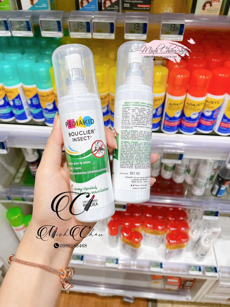 XỊT CHỐNG MUỖI CHO BÉ TỪ 3 THÁNG Pediakid - Hàng Pháp
