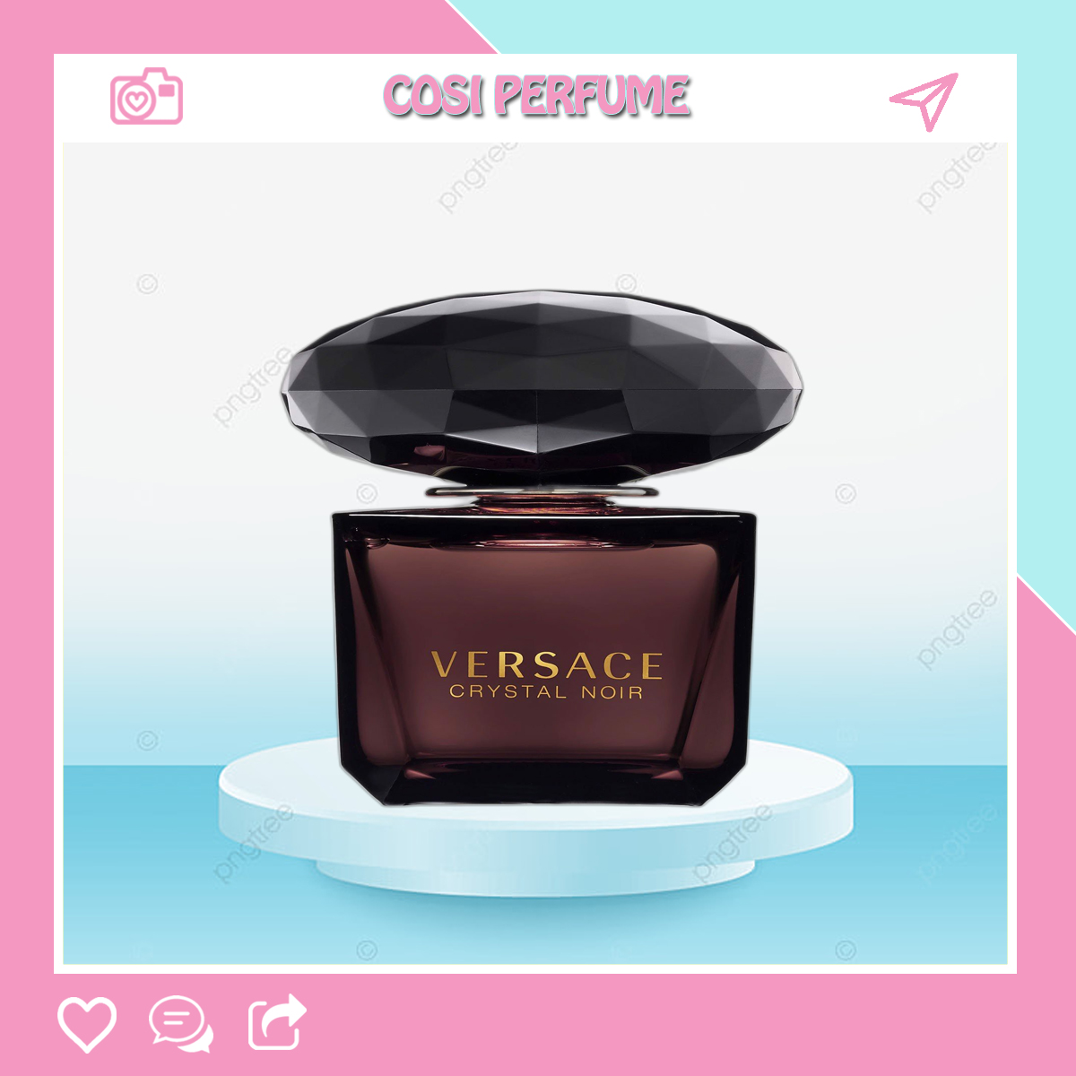 Nước Hoa Nữ Versace Crystal Noir Eau De Toilette - Hương Thơm Quyến Rũ
