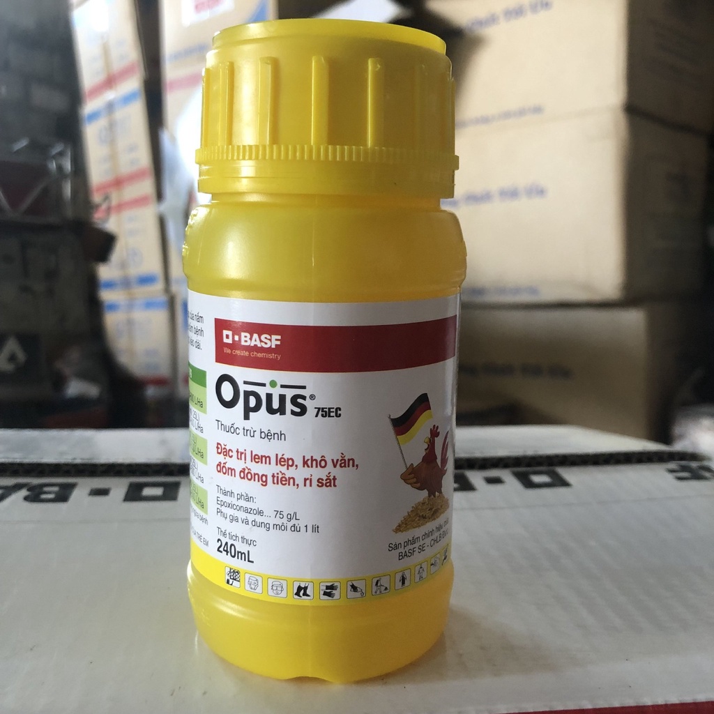 Opus 240mL chế phẩm trừ thán thư, đốm lá, rỉ sắt, lem lép hạt longf1