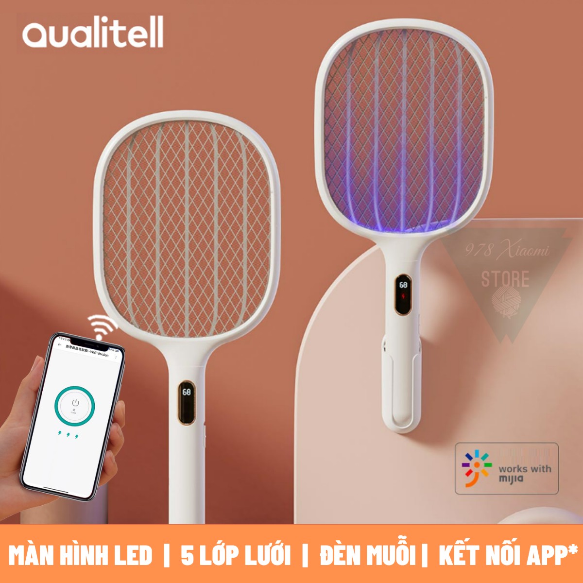 Vợt muỗi xiaomi qualitell zss210903 - vợt bắt muỗi xiaomi qualitell s1 pro