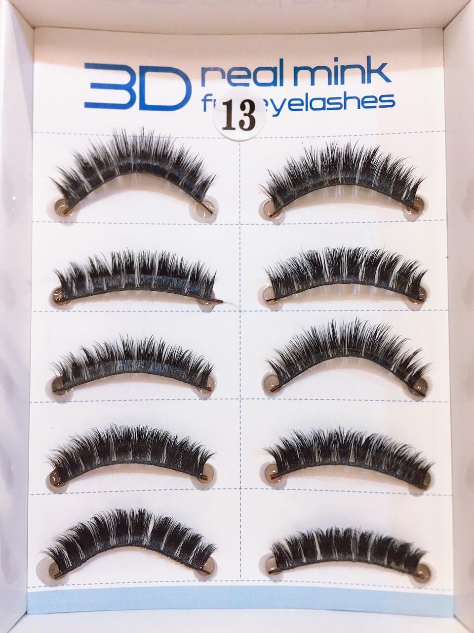 [5 Pairs/Set] Lông Mi Giả Mika 3D Real Mink Eyelasher Eyelashes Natural Thick Eye Lashes 3D Soft Long Lasting Wispy False Eyelashes Extension Makeup