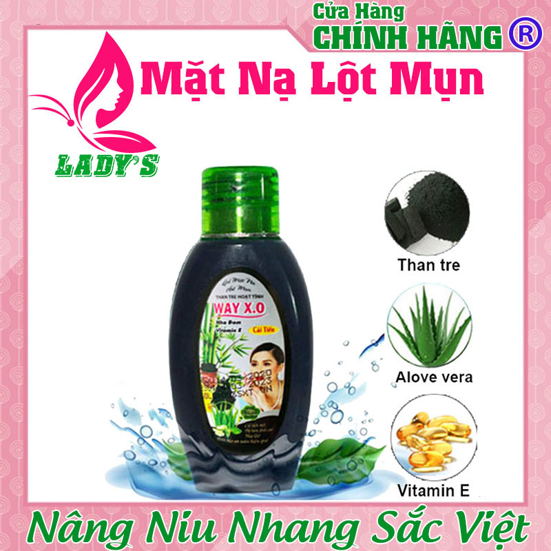 Mặt Nạ Lột Mụn Đầu Đen, Lột Mụn Cám, Lột Lông Măng, Nha Đam, Vitamin E giúp se khít lỗ chân lông, Chai 60g