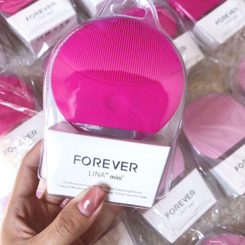 [HCM]?? Máy Rửa Mặt Foreo mini đầu silicon mềm sạch sâu mịn màng KÈM SẠC ??