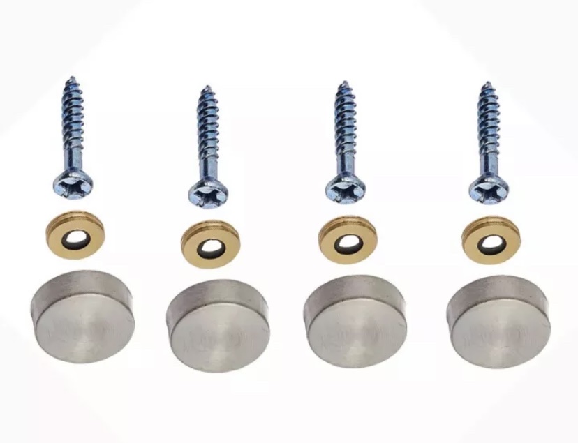12 chiếc chụp chân vít inox mờ size 19mm