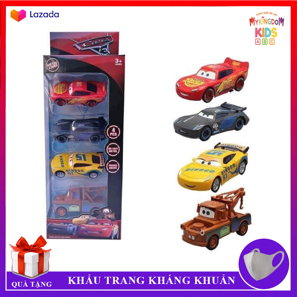 [Combo] Set 4 Đồ Chơi Mô Hình Xe Trong Vương Quốc Xe Hơi Siêu HOT - Phát Triển Trí Tưởng Tượng Cho Bé