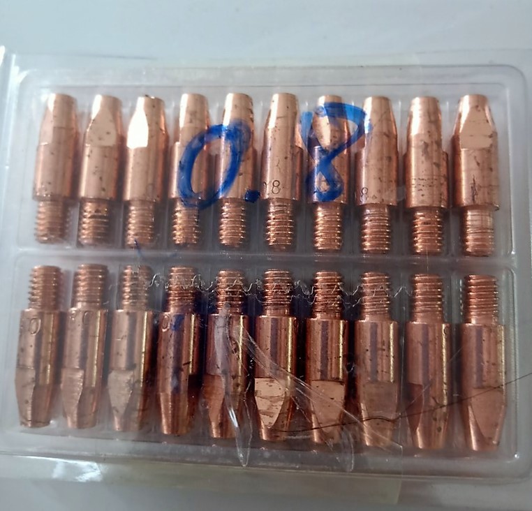Bép hàn mig m6x28x0.8-1.2mm - 20 cái