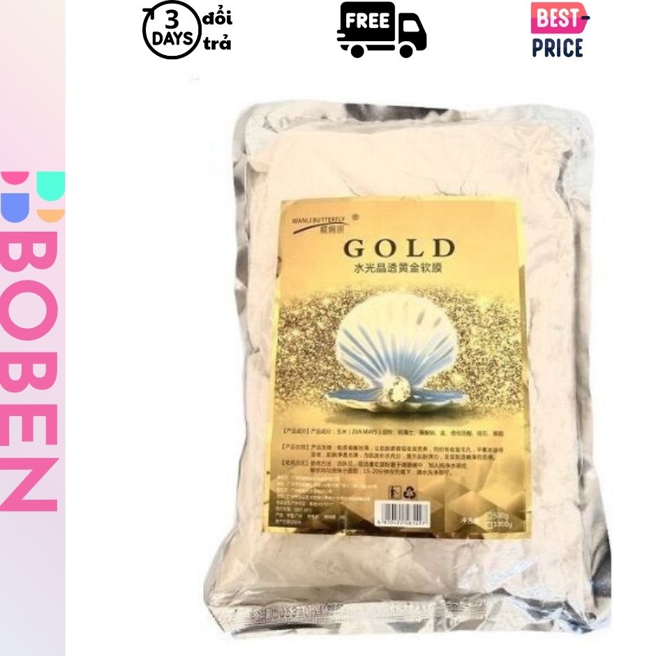 Bột mặt nạ dẻo sâm vàng 24k dùng spa và cá nhân 1kg