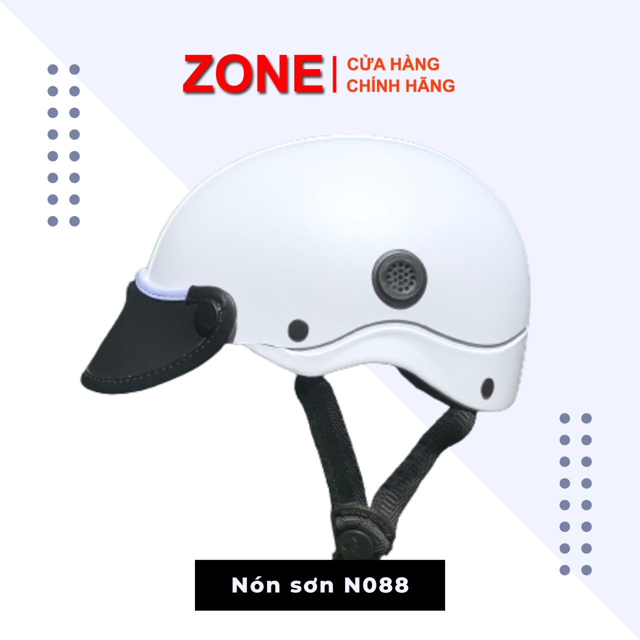 Mũ bảo hiểm 1/2 đầu napoli-n088t