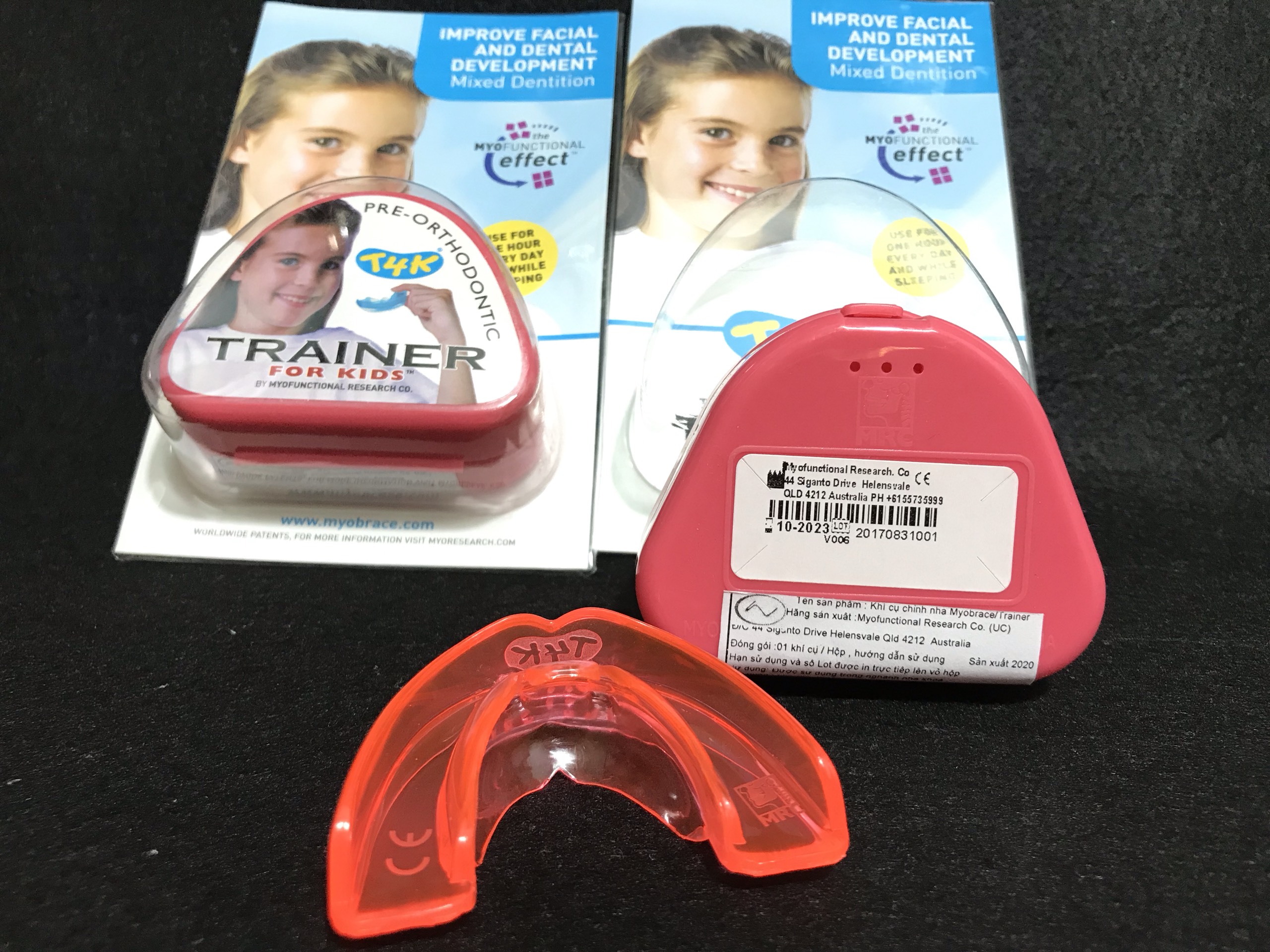 [HCM] [Hàng chính hãng] Hàm trainer chỉnh nha cho trẻ em T4K (Hồng xanh)