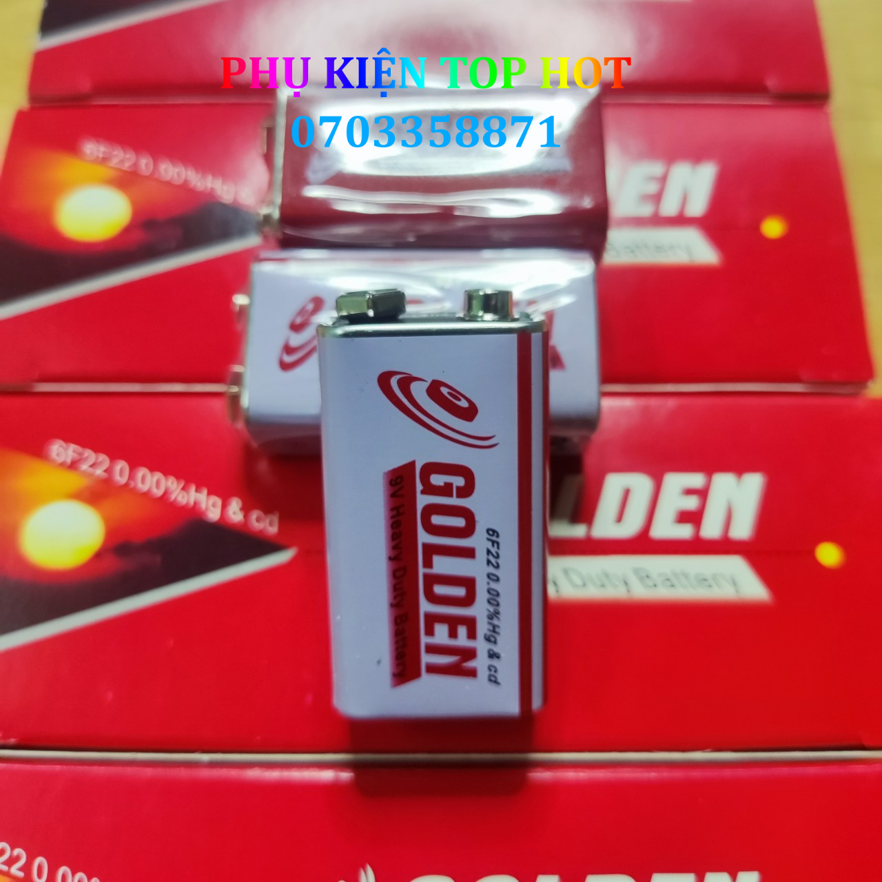 Pin vuông 9v,pin 9v 1 viên