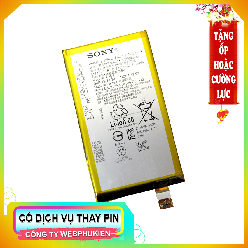 Pin dành cho Sony Xperia Z5 Compact, Z5 Mini (LIS1594ERPC) - 2700mAh