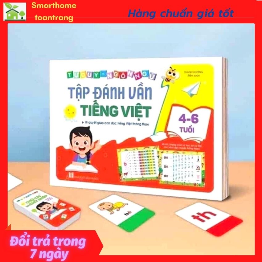 Sách tập đánh vần tiếng việt lớp 1 cho bé từ 4 đến 6 tuổi - sách tập đánh vần hành trang cho bé vào lớp 1 giúp bé tự tin đánh vẫn, dễ học, dễ nhớ, dể hiểu.