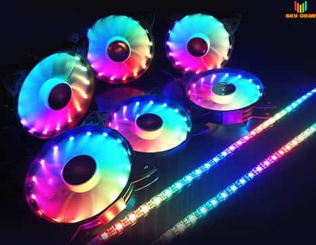 Quạt Tản Nhiệt Fan Led RGB Coolmoon V1 - Đồng Bộ Hub Coolmoon