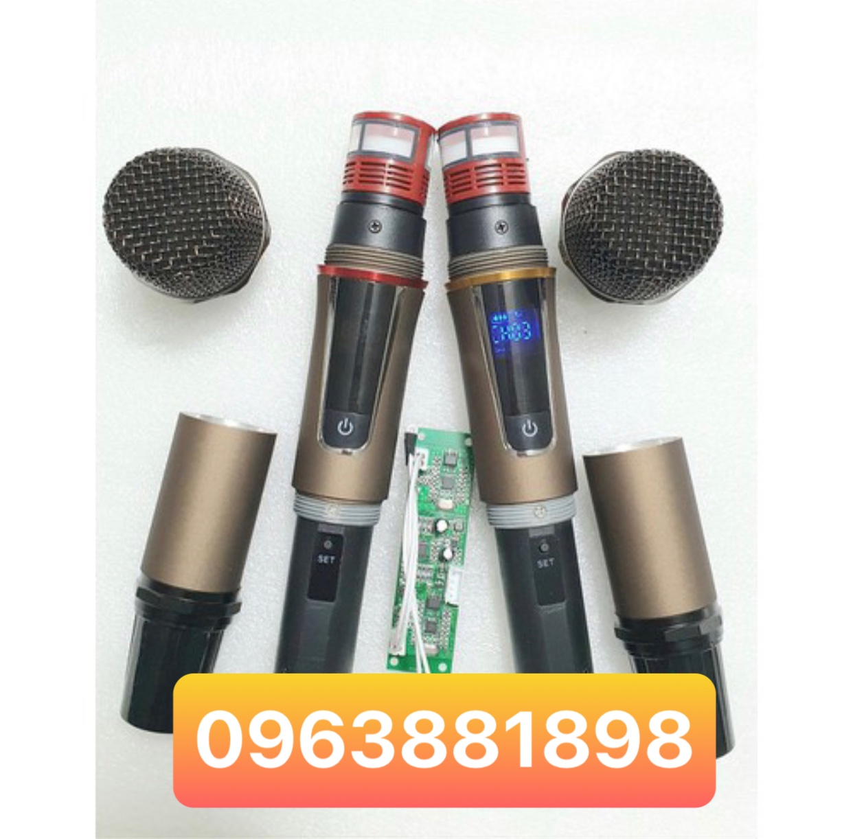 Mic không dây cho loa kéo cao cấp