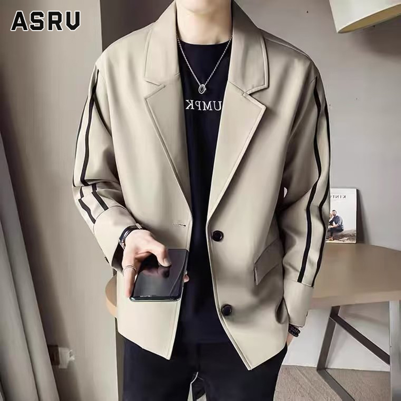1122ASRV áo blazer nam bộ vest nam Áo Blazer Vừa Vặn Thoải Mái Cho Nam Áo Blazer Thời Trang Một Hàng Cúc Áo Khoác Dáng Ôm Cắt Gấu Cho Nam
