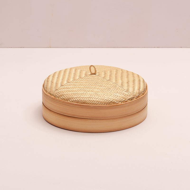 Xửng hấp tre có nắp (3 cỡ)