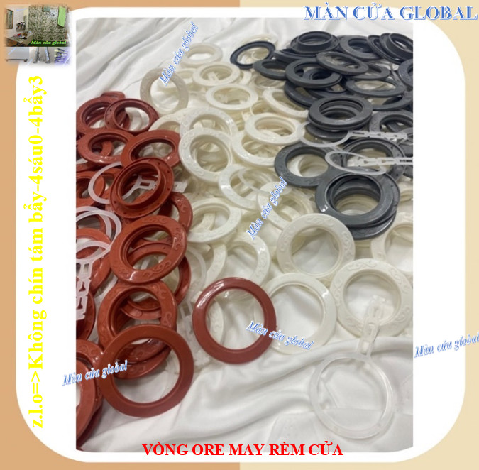 Khoen ore may rèm màn cửa (số lượng từ 10 bộ đến 50 bộ)