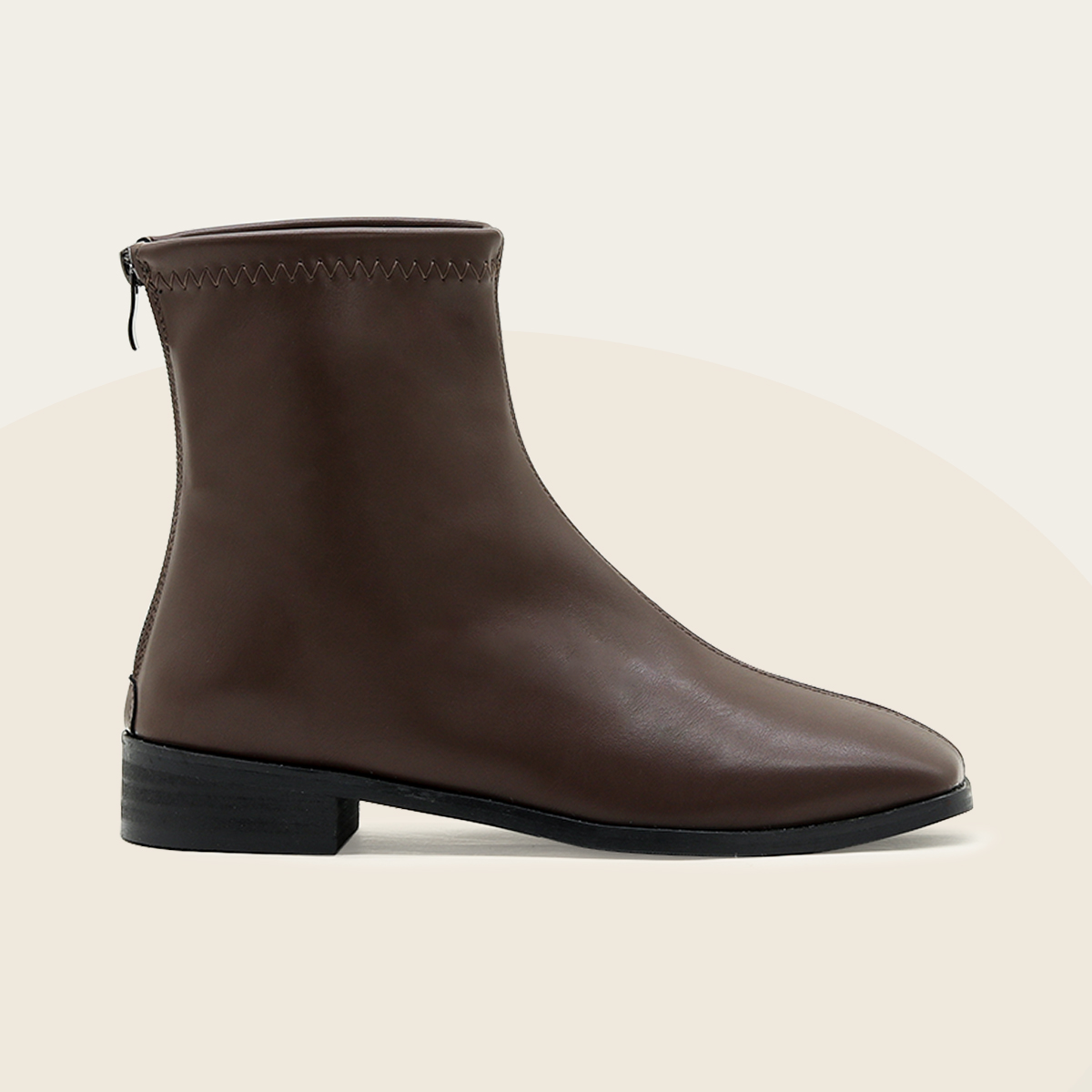 Giày bốt nữ Suede flat Boots gót cao 3p mũi vuông bAimée & bAmor - MS0069