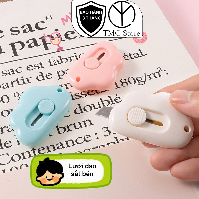 Dao rọc giấy, dao roc mini hình đám mây T62 TMC Store - Nhỏ gọn, tiện dụng