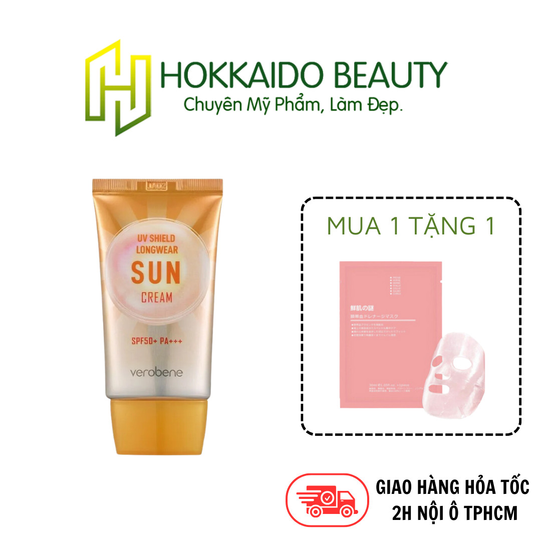 Kem chống nắng UV Verobene Shield Longwear Sun Cream 40ml