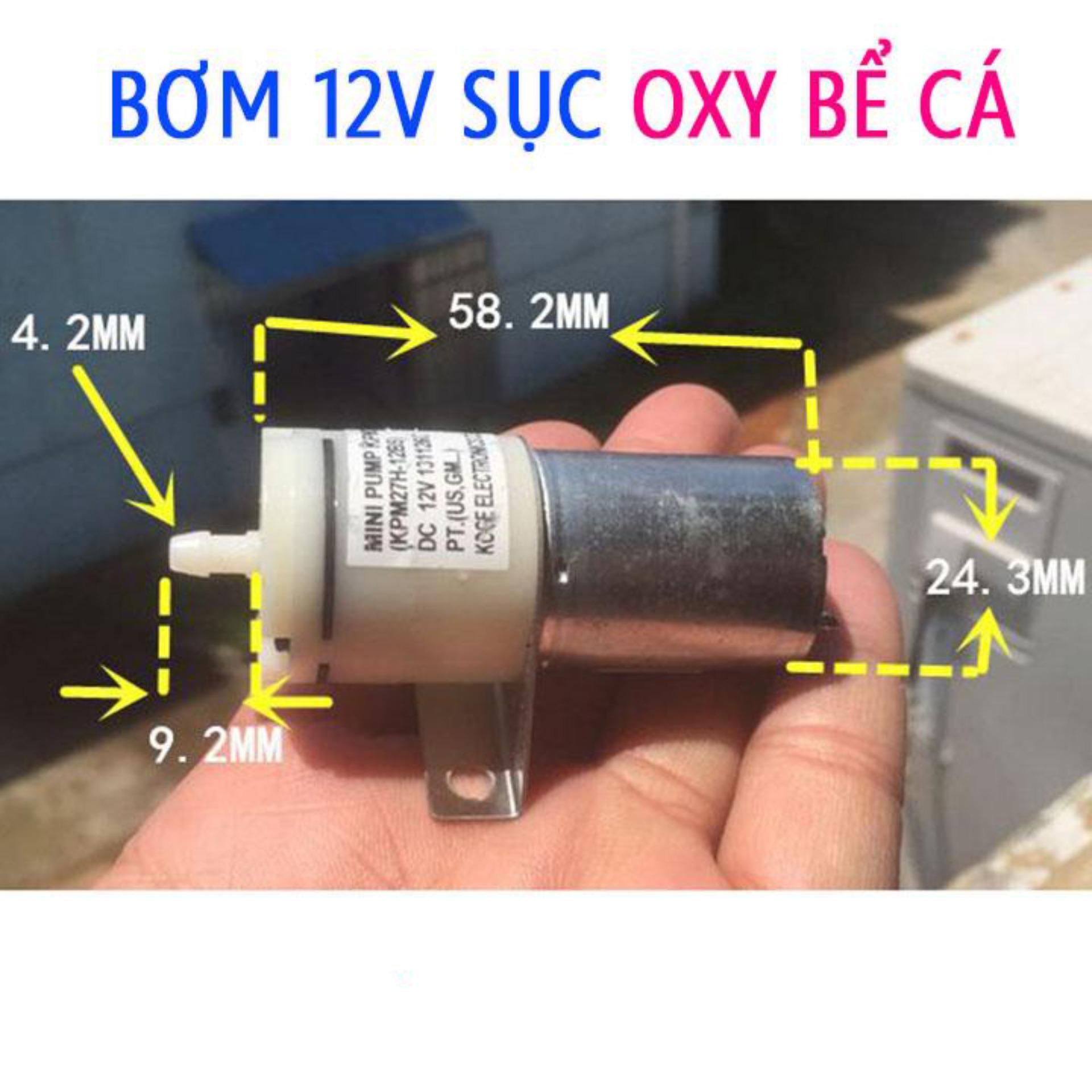 Máy bơm mini sục khí oxy bể cá