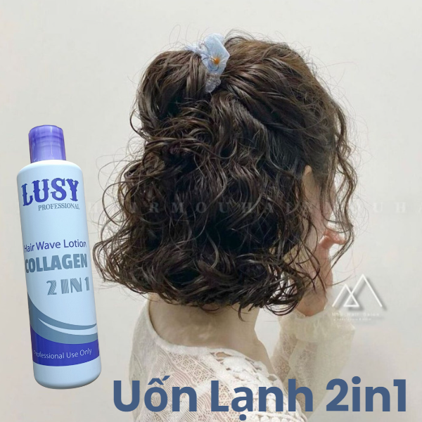 Uốn Lạnh Lusy 2in1 Collagen không cần dập