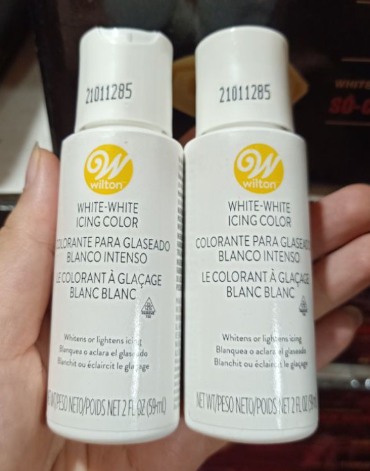 Màu trắng thực phẩm Wilton Trắng White White - 2oz mẫu mới
