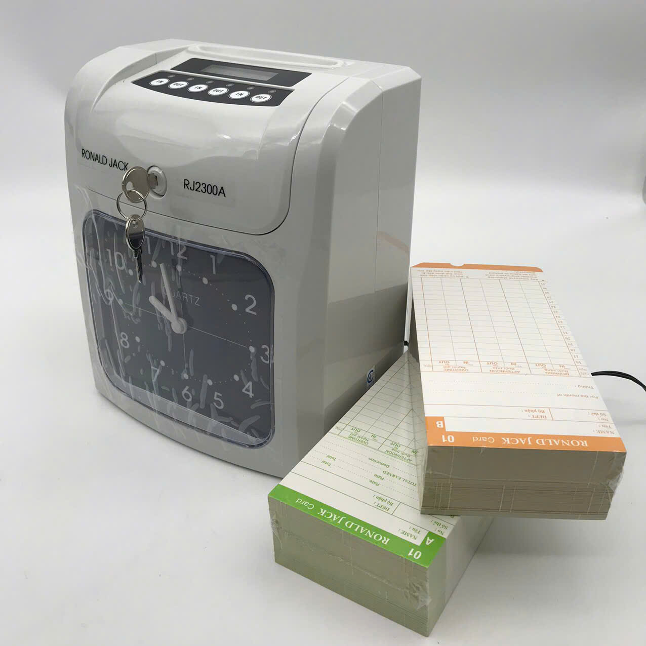 Máy Chấm công Thẻ giấy RJ-2300A & RJ-2300N ( tùy chọn)