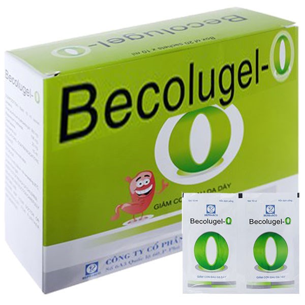 Dạ dày Becolugel O cắt cơn trào ngược, giảm tiết acid