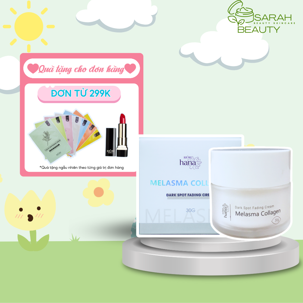 Kem hỗ trợ ngừa nám riori melasma collagen cream 30g