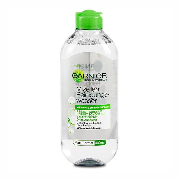 Nước Tẩy Trang Cho Da Hỗn Hợp Nhạy Cảm Garnier Skin Active Solution Micellaire Cleansing Water 400ml
