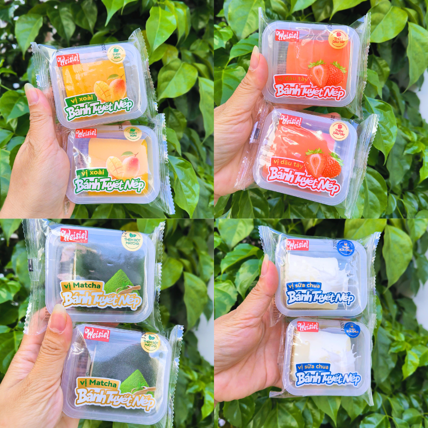 Combo 10 Bánh Mochi Phu Thê Tuyết Nếp Hãng Weisiel B282 - BeeGin Food Store