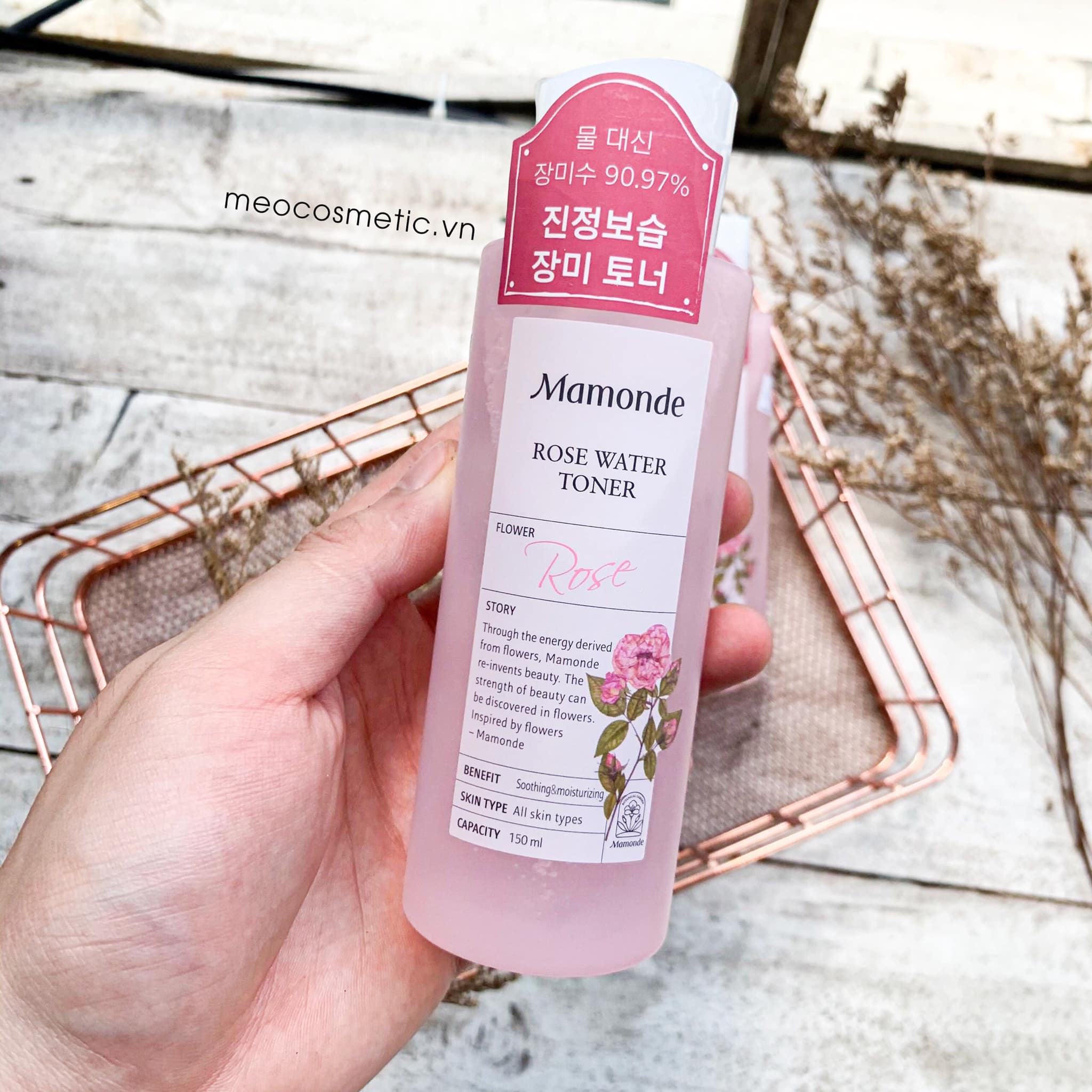 Nước Hoa Hồng Mamonde Rose Water Toner 150ml