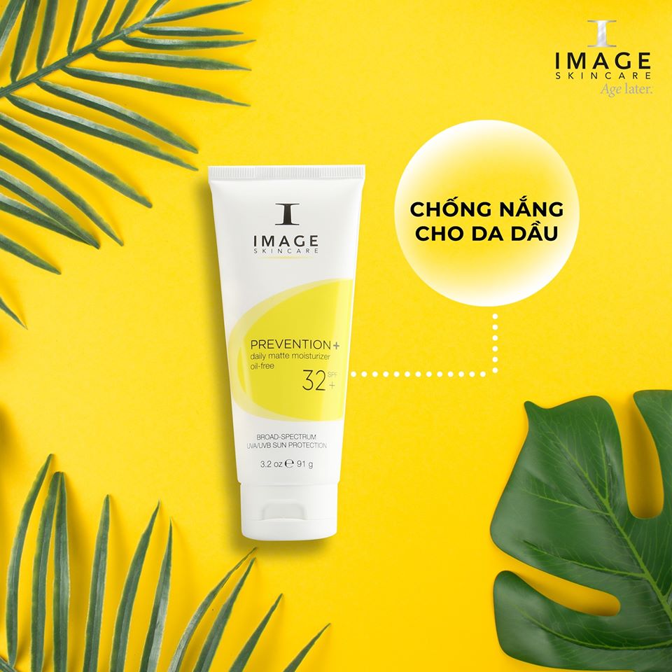 Kem Chống Nắng IMAGE SPF 32 Cho Da Dầu, Mụn - Image Skincare Prevention Daily Matte SPF32 loại 7g,91g