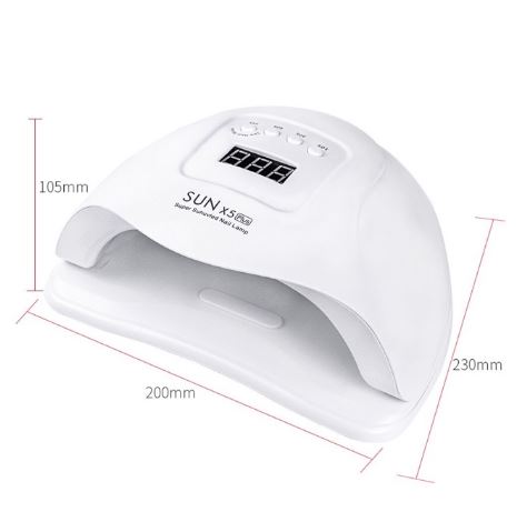 Máy Hơ Gel SUN X5 Plus 110W- 36 Bóng Có Đèn UV- Bảo Hành Đầy Đủ