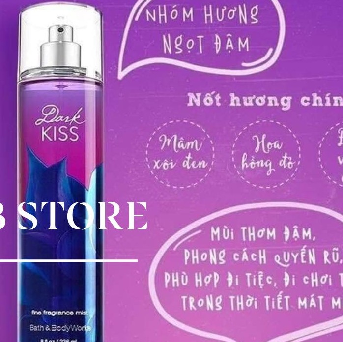 Xịt body mist bath & body work 236ml
