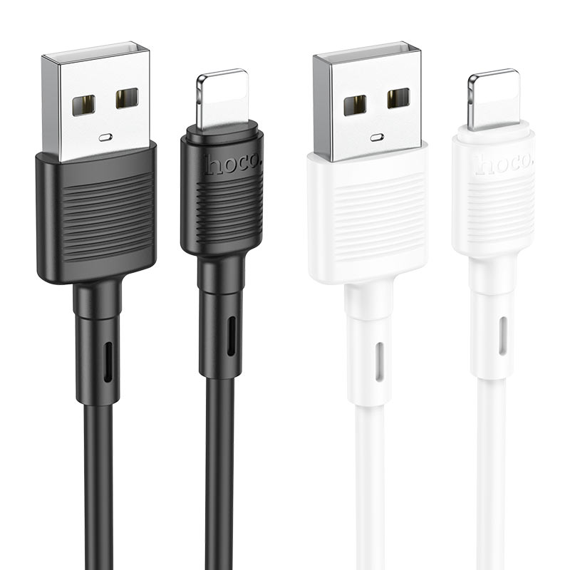 Cáp sạc nhanh iPhone/MicroUSB/TypeC Hoco X83 Victory, dây sạc nhanh USB to Lightning/MicroUSB/TypeC, hỗ trợ sạc 3A dài 1m vỏ silicon