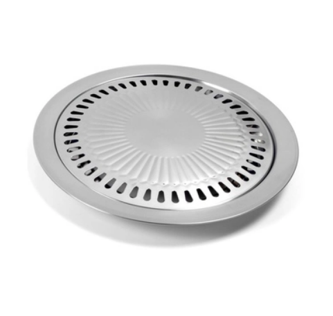 Vỉ nướng inox tròn 30cm dùng cho bếp gas, bếp điện, bếp hồng ngoại