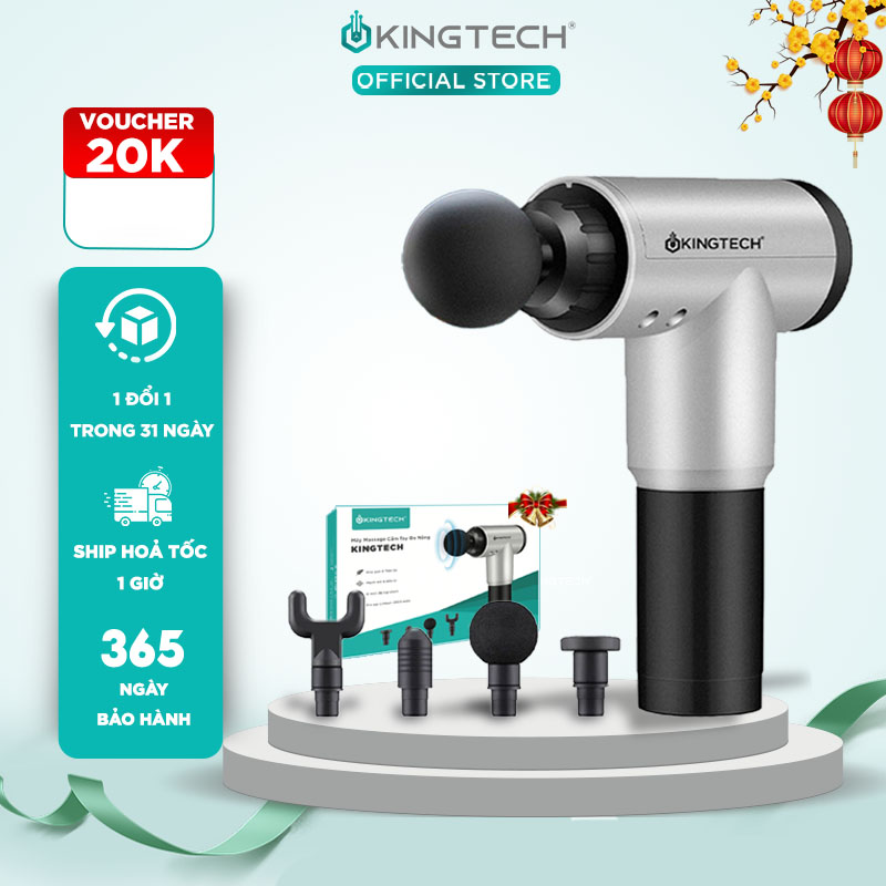 Máy Massage Cầm Tay Đa Năng KINGTECH KH-320, Máy Đấm Lưng Toàn Thân, Giảm Đau Cơ, Cứng Khớp, Phù Hợp