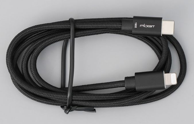 Cáp type c - lightning mfi 1m mbest ds640-wb đen hàng chính hãng 100% bảo hành 12 tháng