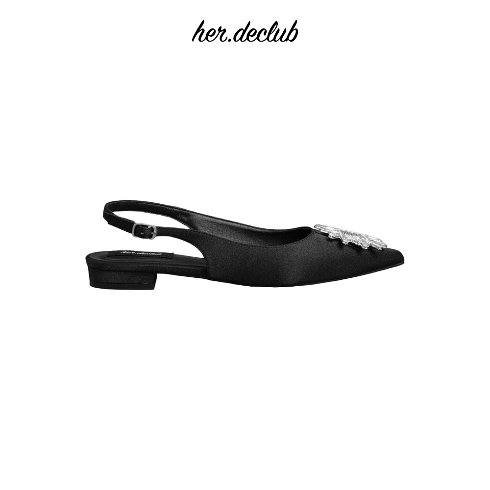 Giày bệt her.declub flower slingback