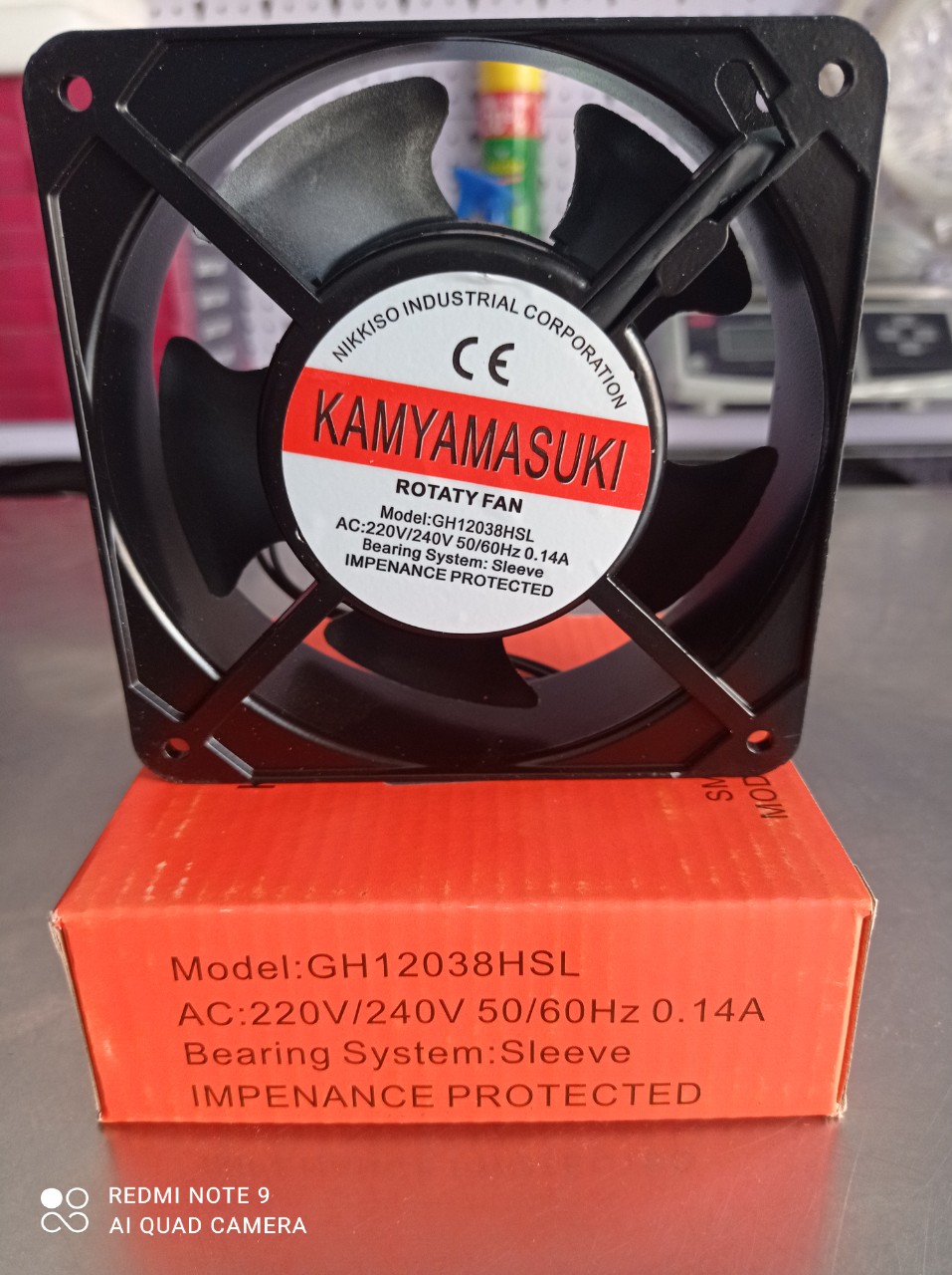 Quạt làm mát máy hàn 12x12mm
