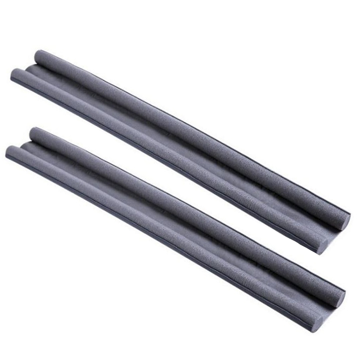 Combo 2 dải thanh nẹp ron xốp đệm giảm chấn bịt kín đáy cửa cản gió cách âm chống bụi bẩn