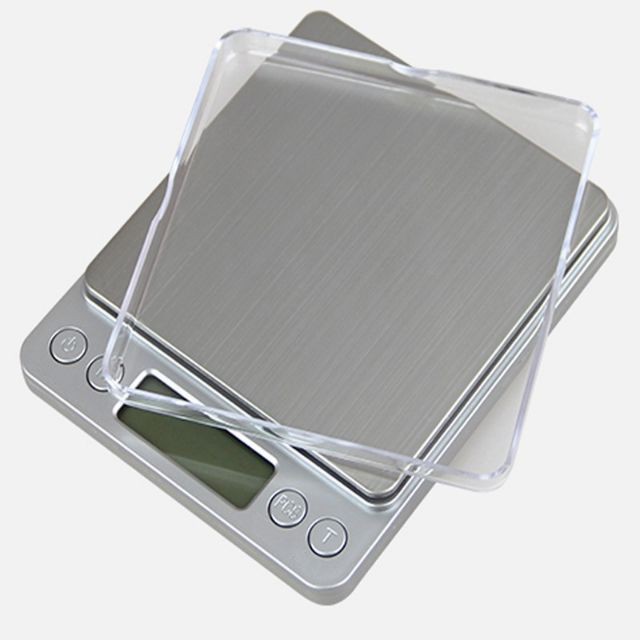 Cân tiểu ly điện tử nhà bếp mini i2000, Cân tiểu li làm bánh độ chính xác cao kèm 2 viên pin AAA