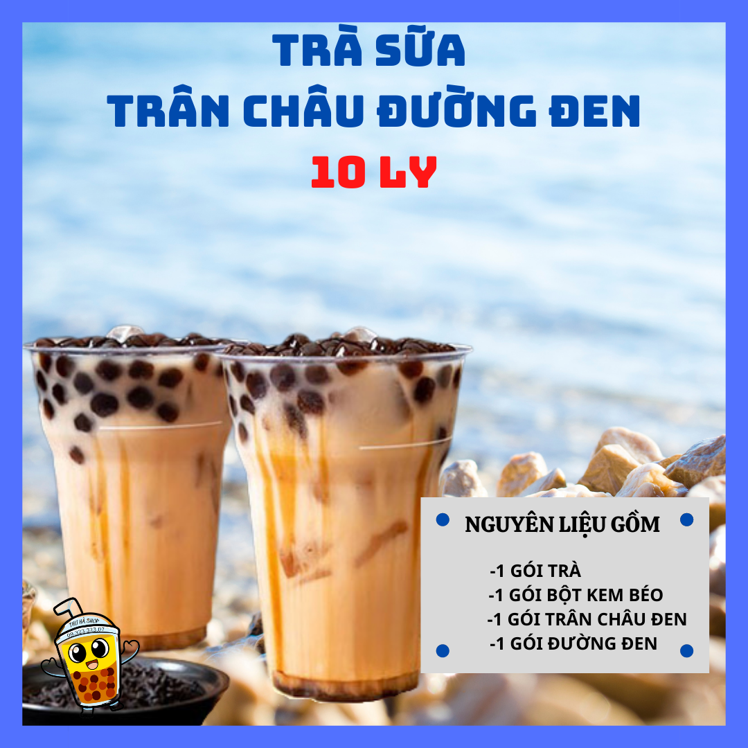 sét trà sữa/Sét làm trà sữa trân châu đường đen,nguyên liệu làm trà sữa