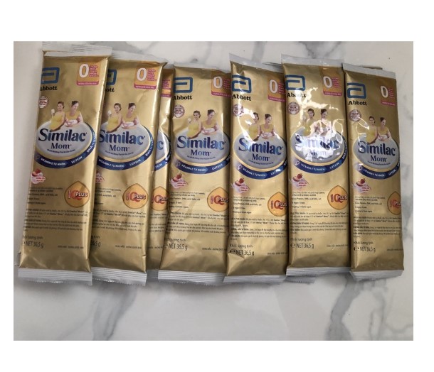 Gói sữa similac mom vani 36,5 gr , sữa gói , sữa bột hương vani và dâu