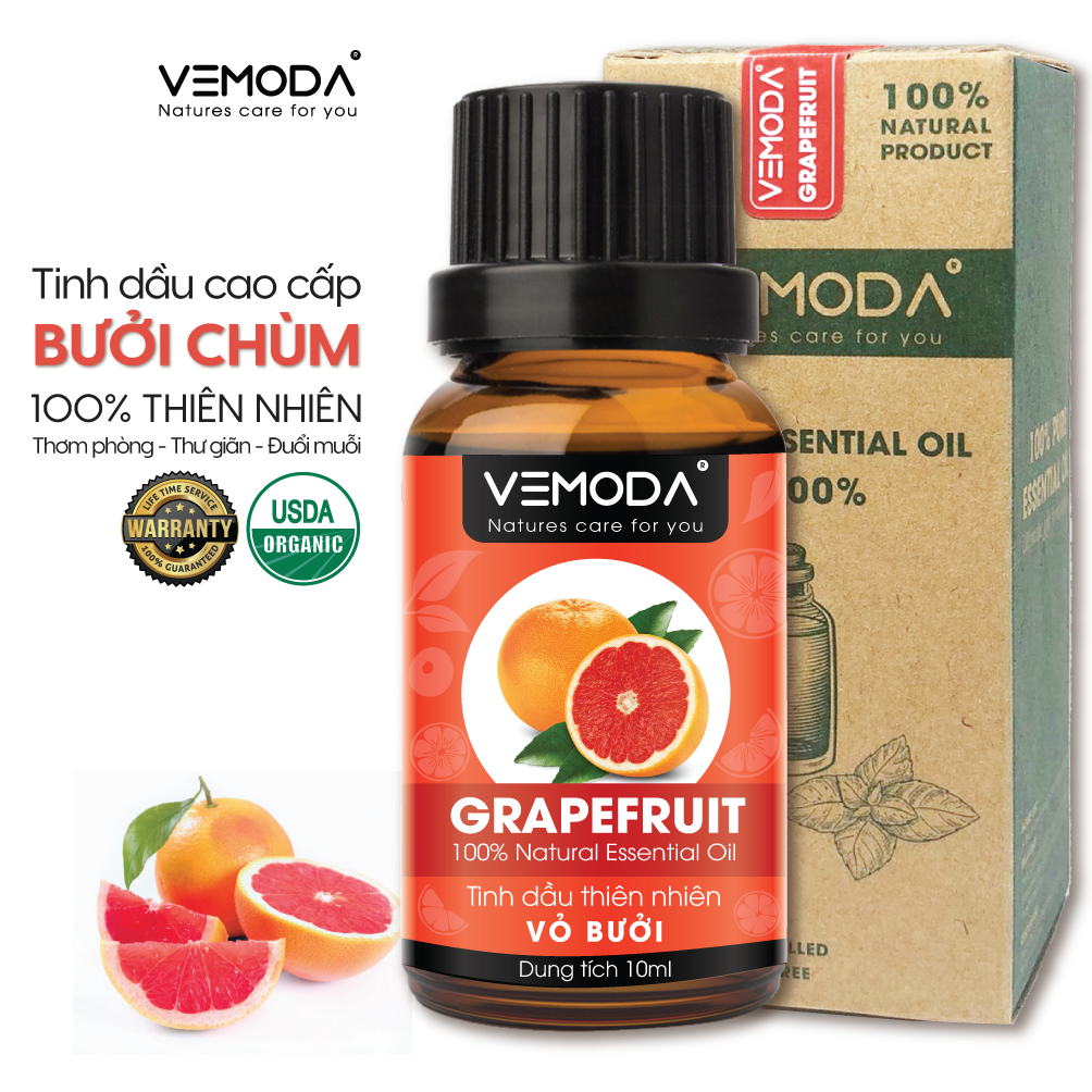 Tinh dầu vỏ Bưởi HG cao cấp 10ML | Grapefruit Essential Oil . Tinh dầu xông phòng. Tinh dầu thơm phòng hương Bưởi giúp khử mùi, thư giãn, thanh lọc không khí. Kích thích mọc tóc, thành phần cho serum kích thích mọc tóc