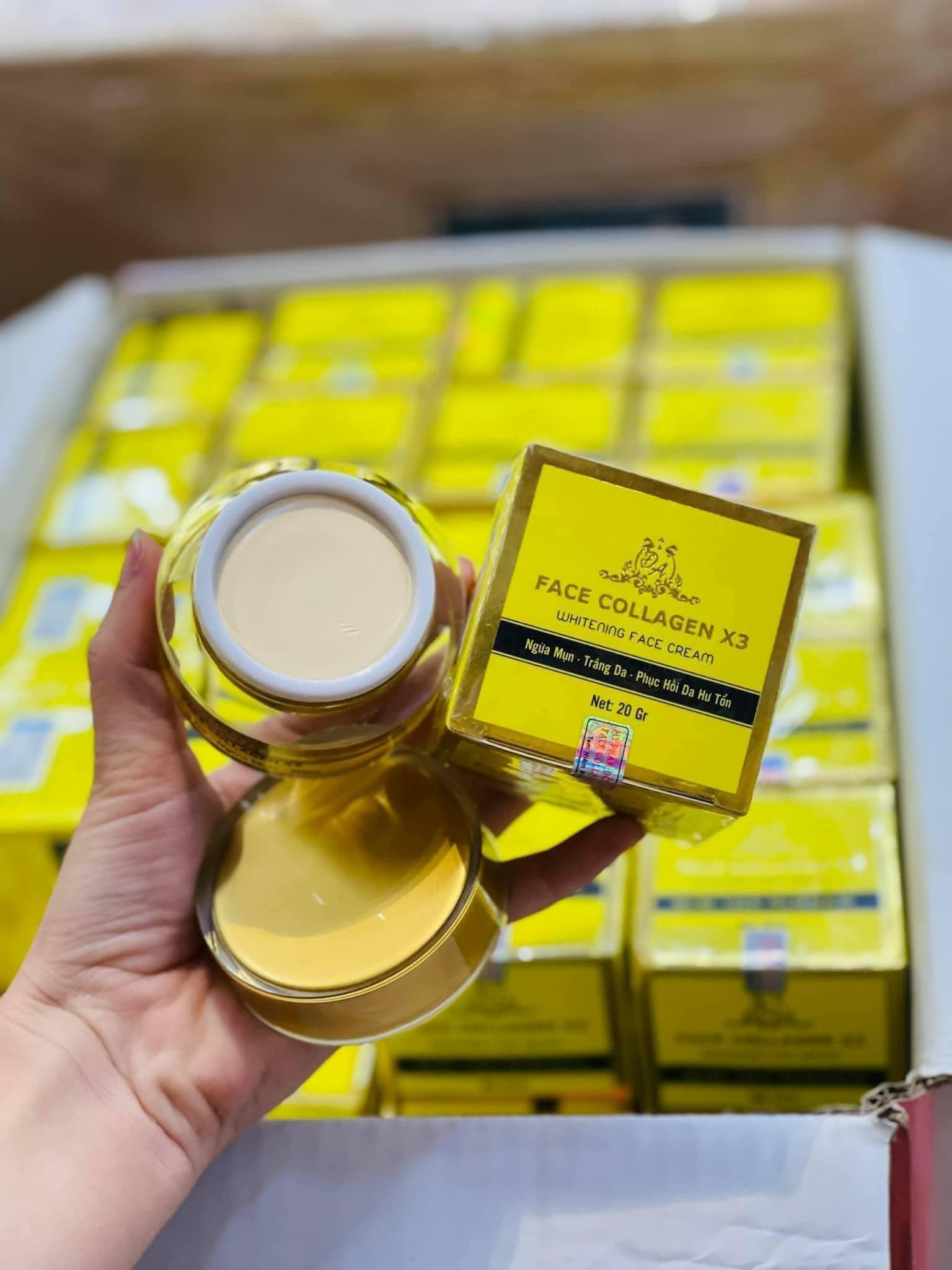 Kem Face Collagen X3 chính hãng Mỹ Phẩm Đông Anh - Kem dưỡng da mặt Colagen X3 Luxury